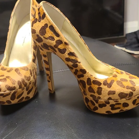 Leopard platform heels - Picture 3 of 8